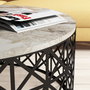 Hanah Home Mesa de Centro Selin - White Marble